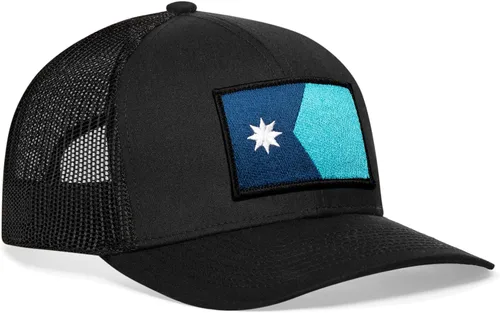Vista 44 de HAKA Gorra de béisbol unisex con diseño de bandera del estado Gorra de béisbol de malla de camionero