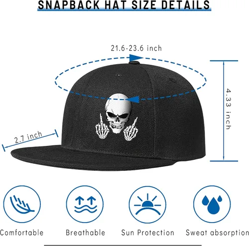Vista 2 de Sombreros de Jesucristo para hombre, gorra de visera plana para hombre, mochila negra a presión, gorra de béisbol negra