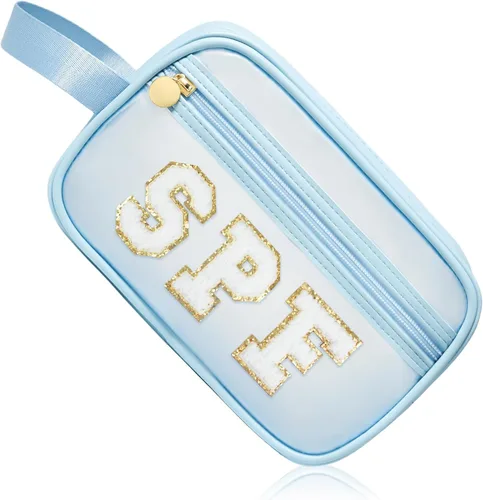 Vista 17 de COSHAYSOO Bolsas transparentes para aperitivos, bolsa de viaje para mujeres y niñas, lindas vacaciones de verano, playa, piscina, día del lago