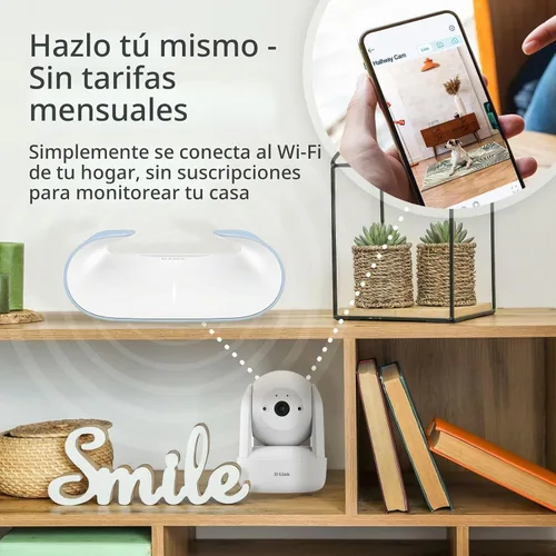 Vista 5 de D-Link Cámara de seguridad interior de 360° View 2K Pan & Tilt WiFi