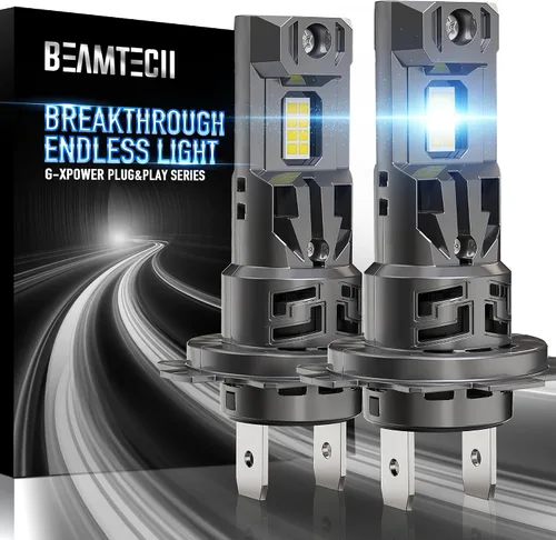 Vista 14 de BEAMTECH 90 05 Bombillas, 500% de brillo, Plug and Play, paquete de 2