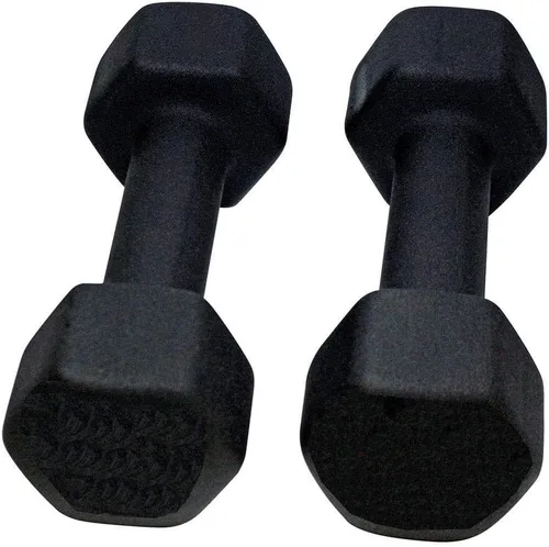 Vista 3 de Amber Fight Gear Mancuerna de neopreno para tonificación muscular, fortalecimiento y rehabilitación, 8 libras (juego de 16 libras)