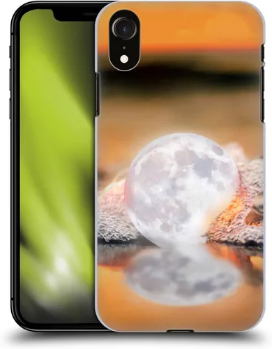 Vista 14 de Head Case Designs Officially Licensed Dave Loblaw Boy Painting Moon Clouds Sci-Fi and Surreal Hard Back Case Compatible with Apple iPhone XR