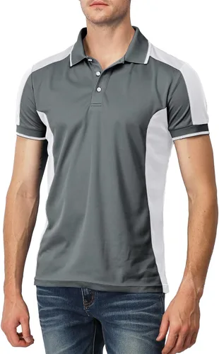 Vista 30 de H2H Camisetas deportivas de manga corta para hombre de varios estilos
