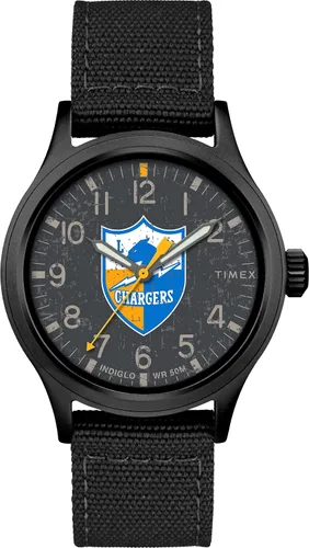 Vista 18 de Timex Tribute Reloj para Hombre NFL Scout de 40mm de Cuarzo con Correa de Tela Arizona Cardinals