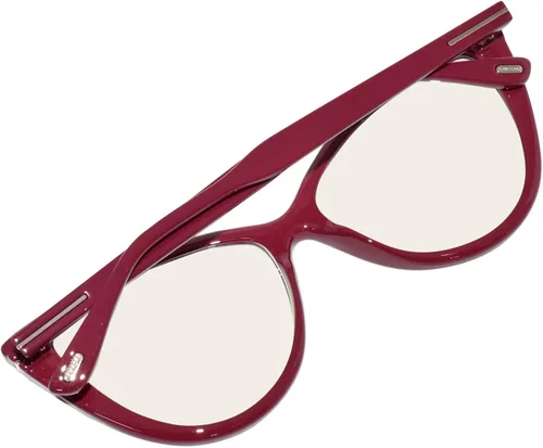 Vista 6 de Tom Ford Gafas graduadas FT 5843 -B 074 Shiny Bordeaux, t LogoBlue Block