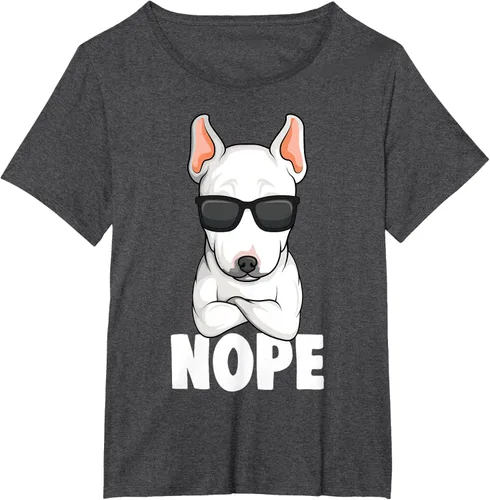 Vista 23 de Camiseta de perro Bull Terrier para niños y mujeres, Negro
