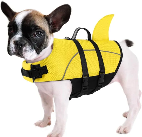 Vista 23 de Queenmore Chaleco Salvavidas para Perros Pequeños XXS, Chalecos Salvavidas para Cachorros para Perros Pequeños, Chaleco Salvavidas para Perros