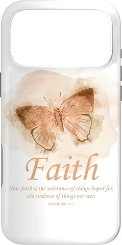 Vista 26 de Faith Bible Verse: Women’s Christian Hebrews 11:1 Quote Case for iPhone 17