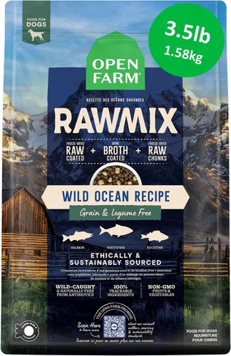 Vista 17 de Open Farm RawMix - Alimento seco para perros sin granos, croquetas de raza