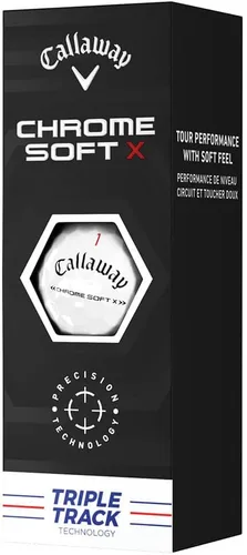 Vista 2 de Callaway Golf Chrome Soft X Golf Balls (Triple Track (Yellow)