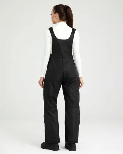 Vista 7 de Sportneer Pantalones de nieve para mujer, pantalones de esquí con aislamiento esencial para mujer, overol para esquí y snowboard