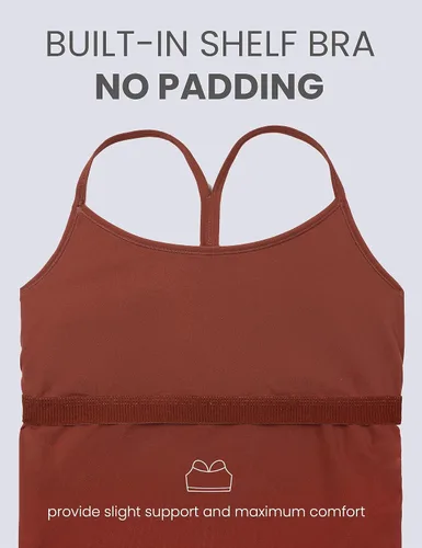 Vista 3 de CRZ YOGA Butterluxe - Camiseta sin mangas de maternidad con espalda en Y para mujer, fruncida, básica, sin mangas, atlética, para yoga