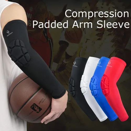 Vista 8 de 2 piezas acolchadas coderas de compresión para brazo de apoyo protector