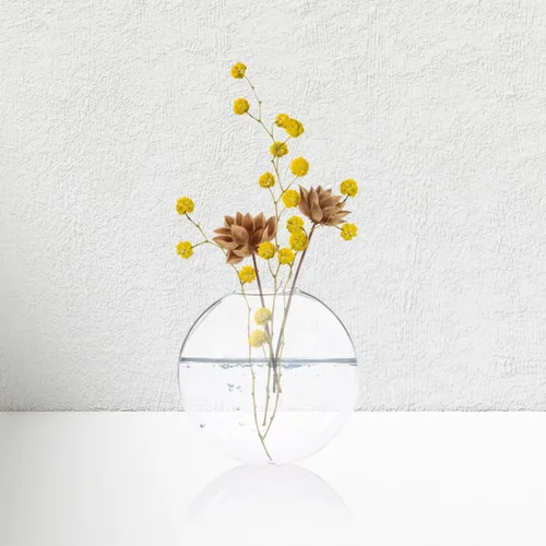Vista 5 de 6pcs Wall Hanging Glass Plant Bottles Hydroponic Flat Vase for Indoor Terrarium Propagation and Succulent Display Home Décor