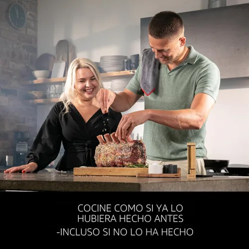 Vista 4 de MEATER Pro: Termómetro inteligente inalámbrico Bluetooth para carne digital Resistencia al calor de 1000°F Largo alcance Precisión certificada