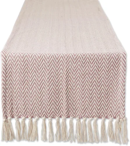 Vista 27 de DII Woven Basic - Camino de mesa Chevron de la colección de mesa, 15 x 72 pulgadas, gris