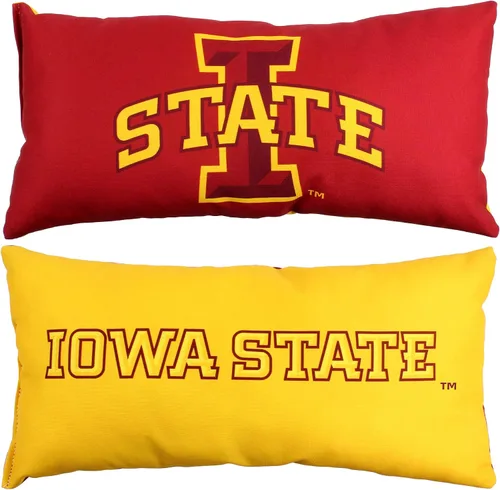 Vista 8 de College Covers Everything Comfy Arkansas Razorbacks Almohada Bolster de Viaje Pequeña Decorativa de 2 Lados 16 x 6 pulgadas