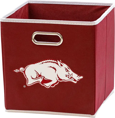 Vista 29 de Franklin Sports Cubos de almacenamiento de tela del equipo universitario de la NCAA hechos para adaptarse a organizadores de almacenamiento