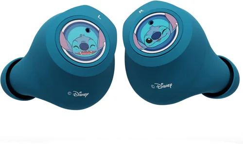 Vista 2 de Auriculares Bluetooth Disney Lilo y Stitch con estuche de carga - Auriculares inalámbricos con micrófono incorporado + Hasta 30 horas de tiempo