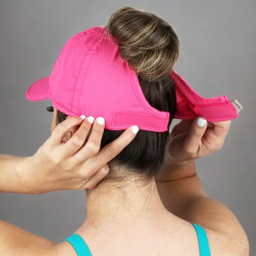 Vista 9 de Ponyflo Gorra de béisbol con coleta para mujer - Gorras con coleta para mujer, gorra con coleta para cabello rizado, gorra de béisbol para mujer