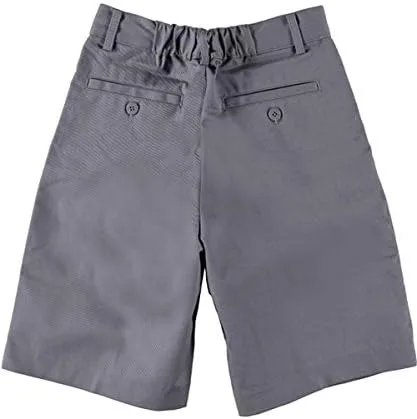 Vista 4 de Uniforme corto plisado universal para niños, Gris, 4