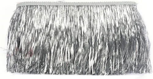 Vista 16 de YYCRAFT Fleco de Oropel de 1.75 pulgadas de Ancho Ribete de Oropel Guirnalda de Oropel Fleco para Disfraz de Baile Ribete con Efecto de Lámina