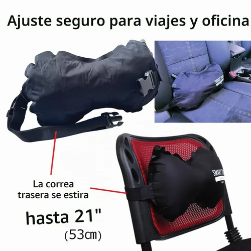 Vista 8 de Almohada de viaje inflable de viaje SMART para asiento de avión