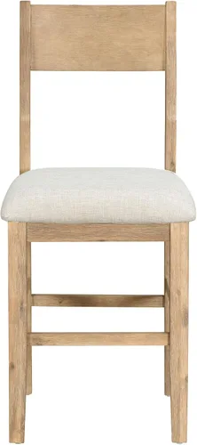 Vista 8 de Juego de mesa de comedor para 4, juego de mesa de comedor de 5 piezas con 1 mesa de comedor rectangular y 4 sillas de comedor, juego de comedor