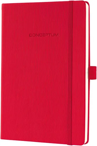 Vista 16 de Sigel Cuaderno CO120 CONCEPTUM®, negro, Tapa dura, liso con hoja guía rayada, aprox. A5, con numerosas características