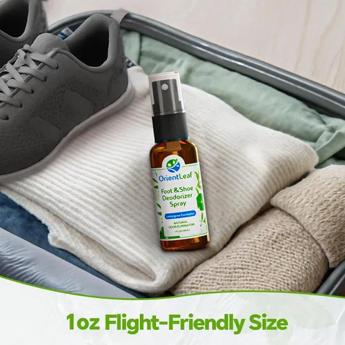 Vista 7 de ORIENTLEAF Spray desodorante para zapatos, eliminador de olores de zapatos para zapatos malolientes, hombres, mujeres, adolescentes, 4 onzas