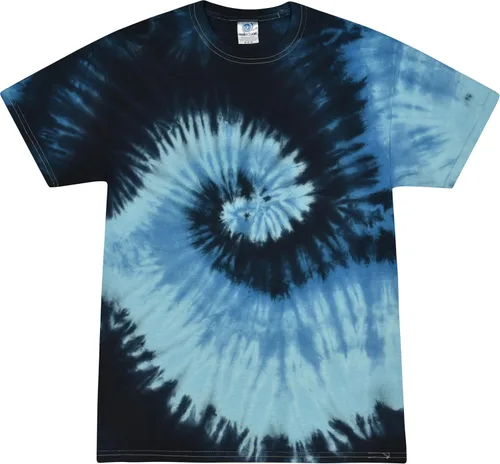Vista 12 de Colortone Camisetas de teñido anudado de araña para hombres y mujeres, camisetas unisex de manga corta con teñido anudado para adultos Blaze