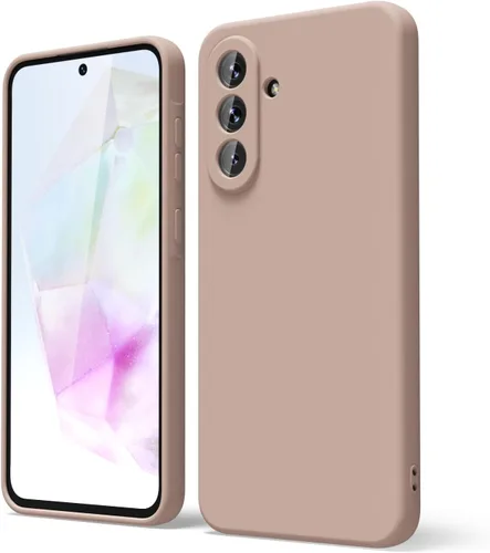 Vista 157 de oakxco Funda para teléfono Samsung Galaxy A12 con agarre de silicona líquida, linda delgada fina suave cubierta de gel de goma TPU lisa para mujeres