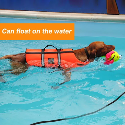 Vista 2 de Vivifying Correa larga flotante para perro, correa de entrenamiento para perros de 20 pies, cable de control con mango cómodo para exteriores, Negro