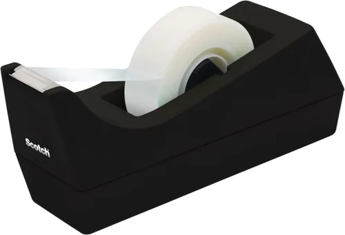 Vista 11 de Scotch, dispensador de cinta de escritorio, carrete de 1 pulgada Color negro., Negro