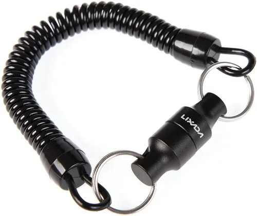 Vista 14 de LIXADA Soporte de liberación de red magnética para pesca Zinger Retractores de red de pesca con mosca, clip magnético, conector de red de aterrizaje
