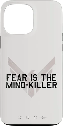 Vista 12 de iPhone 16 Pro Dune (2021) - El miedo es el asesino de la mente - Carcasa blanca Atreides