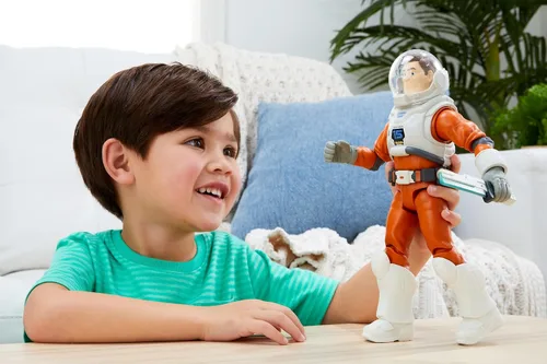Vista 2 de Mattel Disney y Pixar Lightyear Buzz Lightyear Figura de acción y accesorios, Space Ranger Gear XL-01, juego de 11.6 pulgadas y 14 articulaciones