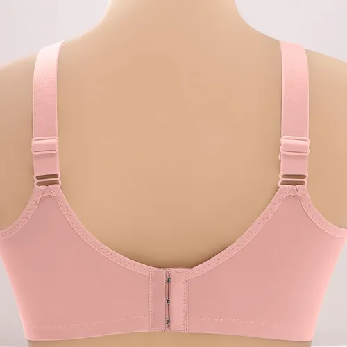 Vista 3 de Sujetadores diarios para mujer, brasier de algodón de cobertura completa, sin costuras, elástico, cómodo, sin varillas, con relleno, sin varillas