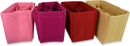 Vista 8 de AlgorithmBags Design for LV Neverfull NF GM - Organizador de bolso, forro de fieltro de 0.118in (bailarina rosa)