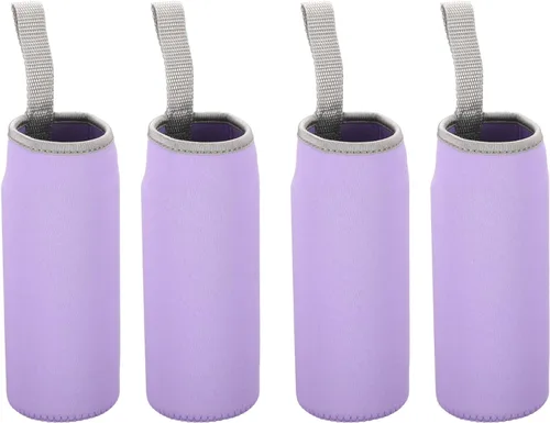Vista 7 de PATIKIL Fundas para botellas de agua, bolsa de transporte con aislamiento de neopreno con correa para el dedo