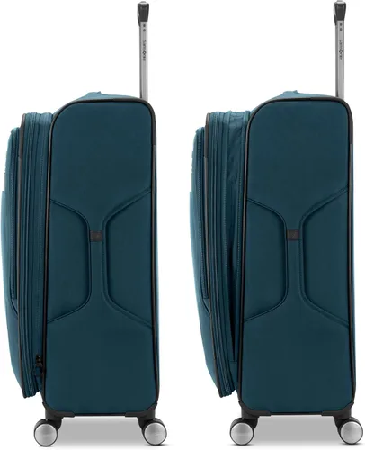 Vista 47 de Samsonite - Equipaje ligero y suave de la colección Ascella 3.0, con ruedas giratorias, Negro