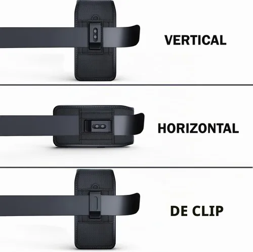 Vista 5 de Soporte para cinturón para iPhone 17 17 Pro 16 16e 16Pro 15 14 13 12 11 Xs XR
