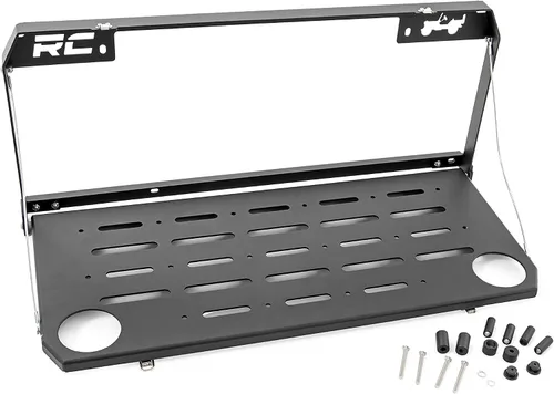 Vista 3 de Mesa trasera plegable Rough Country para Jeep Wrangler JL/Unlimited (2018-2024)