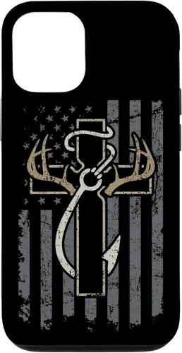 Vista 31 de Faith Hunting Fishing - Christian Cross USA Hunter Fisherman Case for iPhone 17