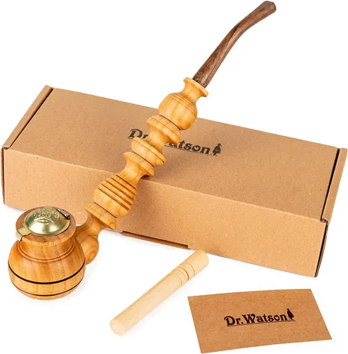 Vista 5 de Dr. Watson - Pipas de tabaco, forma Churchwarden, hechas a mano