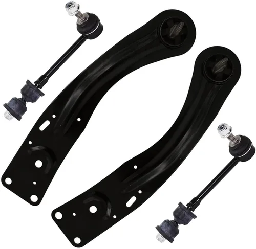 Vista 116 de Detroit Axle - 4 piezas de brazos de control traseros para Ford C-Max, Focus, Mazda 3 5, Volvo C30, C70, S40, V50, 4 brazos de control superiores e