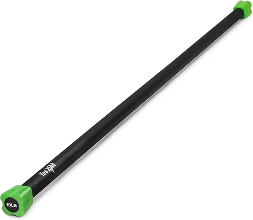 Vista 8 de Yes4All Total Body Weighted Body Bar for Strength Training