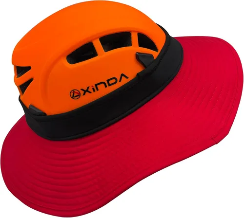 Vista 10 de Sombrero de sombrilla para casco de escalada, traje para escalar, equipo de rescate, trabajador de gran altitud