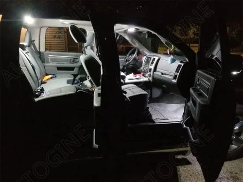 Vista 4 de AUTOGINE Kit de 12 luces LED interiores blancas para Dodge Ram 2009 2010 2011 2012 2013 2014 2015 2016 2017 2018 Super Bright 6000K paquete